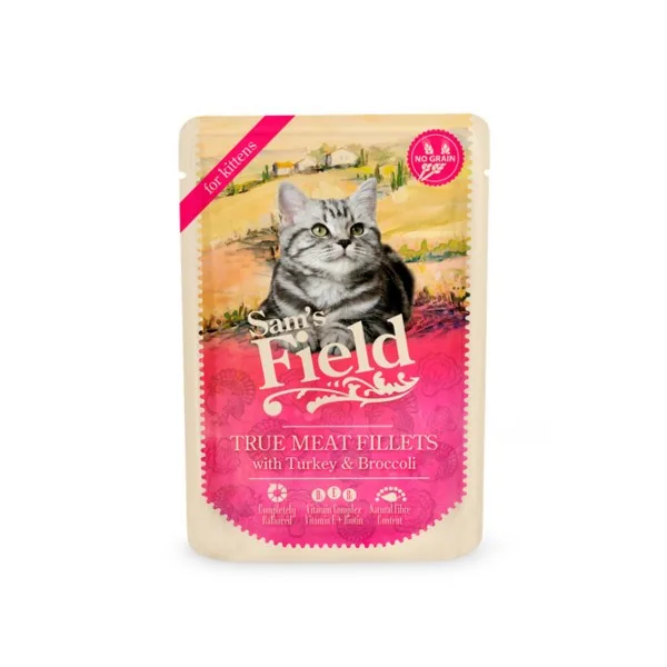 Sam’s Field Kitten pouch со мисирка и брокула