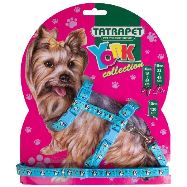 Tatrapet Градник со поводник син 1,0×18-45cm/120цм