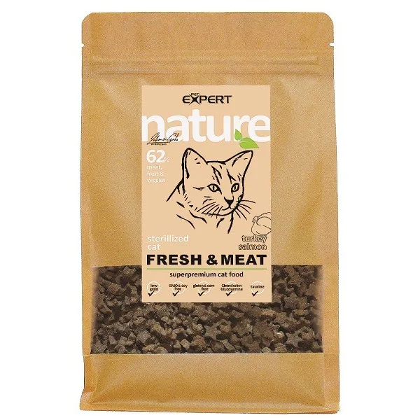 Pet Expert Sterilized за Мачка Мисирка и Лосос 1,5kg