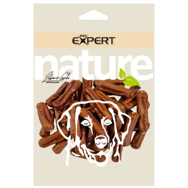 Pet Expert Nature Закуска за куче колбас од паткино месо 500г